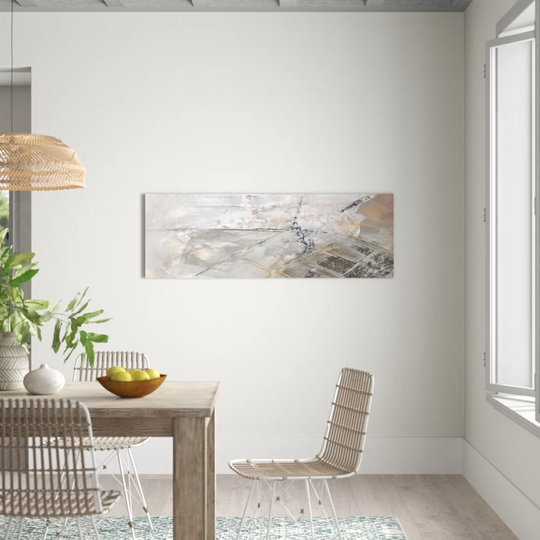 Panorama Abstract 666 Graphic Art Print on Canvas