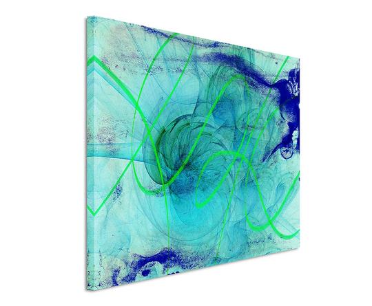 Enigma Abstract 1465 Graphic Art Print on Canvas