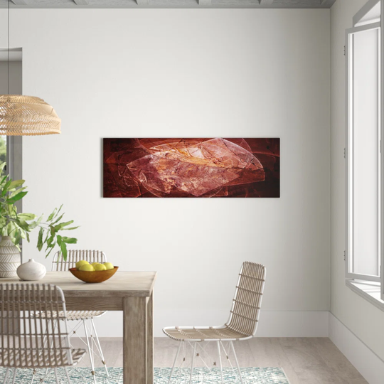 Enigma Panorama Abstract 1385 Graphic Art Print on Canvas