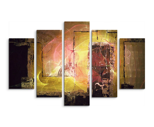 Enigma Abstract 1396 Graphic Art Print Multi-Piece Image on Canvas