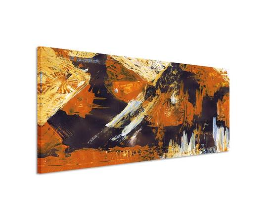 Enigma Panorama Abstract 862 Graphic Art Print on Canvas