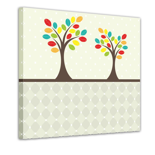 Tree Retro II Framed Graphic Art