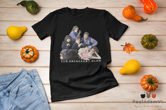 The Breakfast Club Group Movie 80S Portrait Vintage T-Shirt, Art Shirt, Comedy John Hughes Fans Shirt