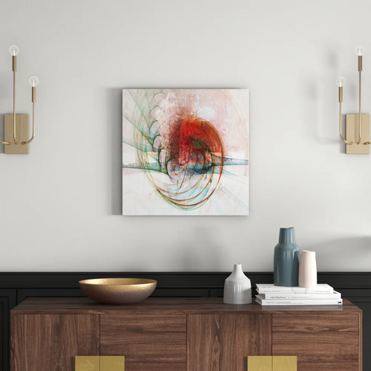 Enigma Abstract 1237 Graphic Art Print on Canvas