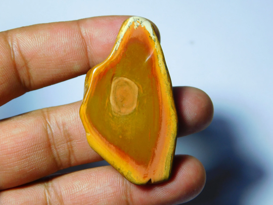 Natural Imperial Jasper Slice Gemstone, Imperial Cabochons, Imperial Loose Stone Semi Precious 81Cts.(53x29mm
