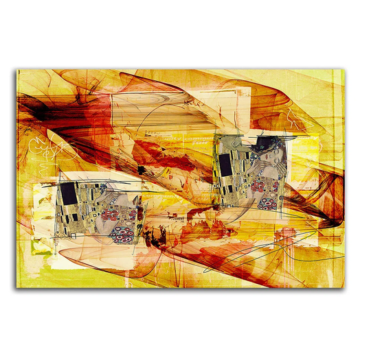 Enigma Abstract 293 Graphic Art Print on Canvas