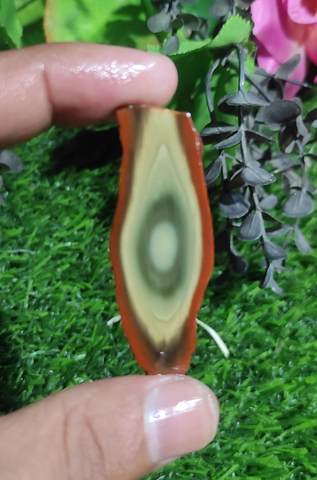 Imperial Jasper, 53x24 Mm Multi Color Fancy Jasper, 29 Ct Loose Cabochon Gemstone For Pendant Necklace Jewelry, Making Stone Craft