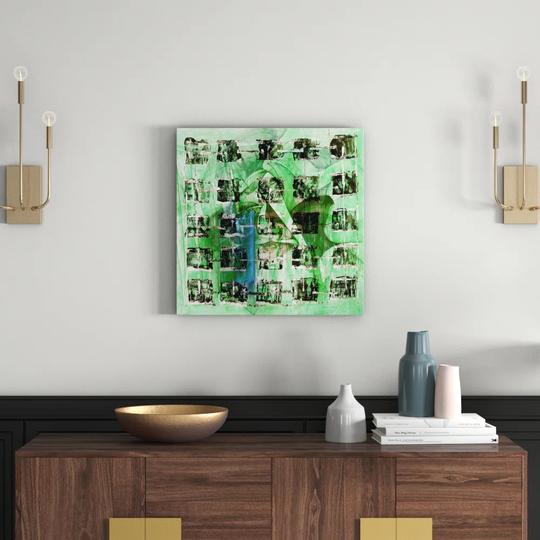Enigma Abstract 718 Graphic Art Print on Canvas