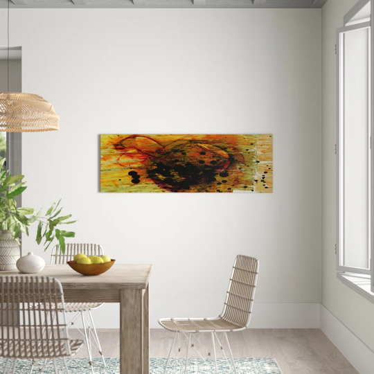 Enigma Panorama Abstract 1389 Graphic Art Print on Canvas