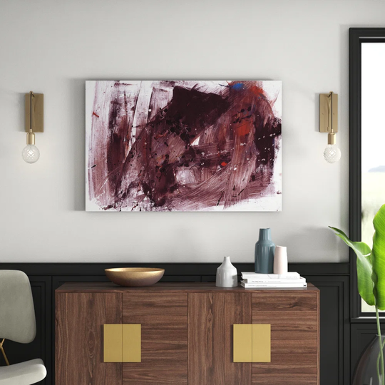 Enigma Abstract 745 Graphic Art Print on Canvas