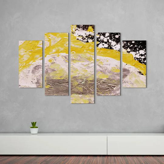 Enigma Abstract 665 Graphic Art Print Multi-Piece Image on Canvas