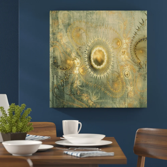 Enigma Abstract 353 Graphic Art Print on Canvas