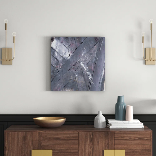 Enigma 860 Abstract Graphic Art Print on Canvas