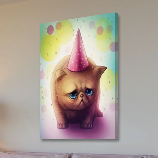 Happy Birthday by Jonas Jödicke - Wrapped Canvas Graphic Art Print