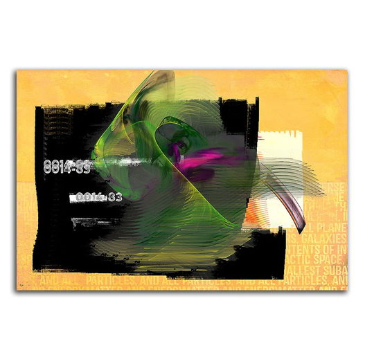 Enigma Abstract 130 Graphic Art Print on Canvas