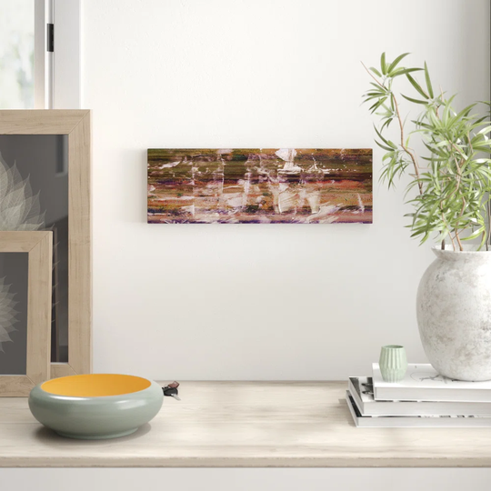 Enigma Panorama Abstract 968 Graphic Art Print on Canvas