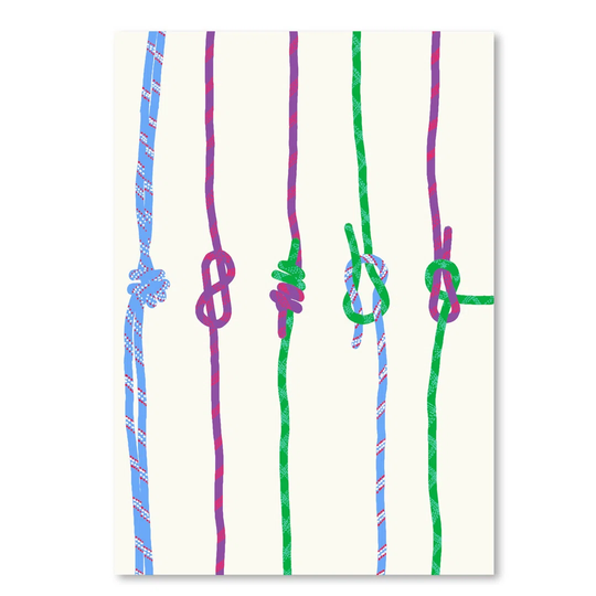 Knots by Jorey Hurley - Unframed Graphic Art Print on Paper