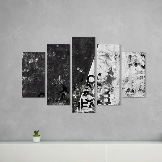 Enigma Abstract 854 Graphic Art Print Multi-Piece Image on Canvas