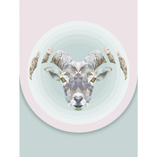 Capricorn - Graphic Art Print on Paper