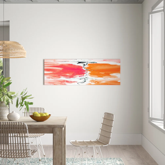 Enigma Panorama Abstract 003 Graphic Art Print on Canvas
