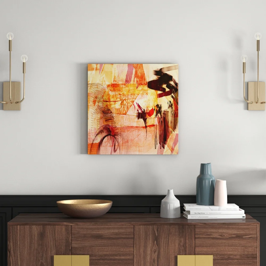 Enigma Abstract 766 Graphic Art Print on Canvas
