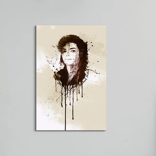 Enigma - Michael Jackson Graphic Art Print on Canvas