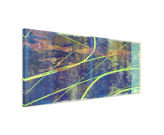 Enigma Panorama Abstract 957 Graphic Art Print on Canvas