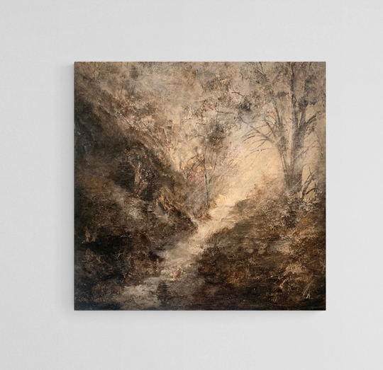 Original, Unique, Acrylic On Canvas, Lanscape Painting, Earth No 10 "The Healing
