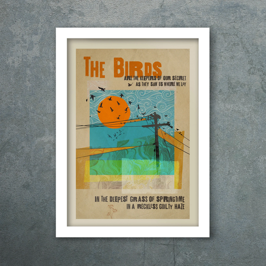 The Birds - Music Poster Print