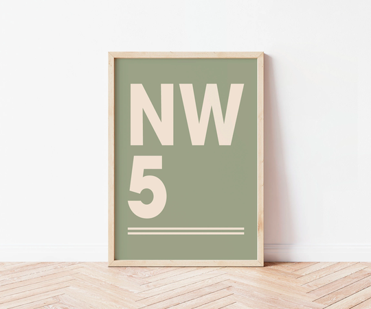 Custom Postcode Print, Typographic Art, Personalised Home Decor, Wall Gallery Wall, A1 A2 A3 A4 A5, Multi Colours, Gift Housewarming
