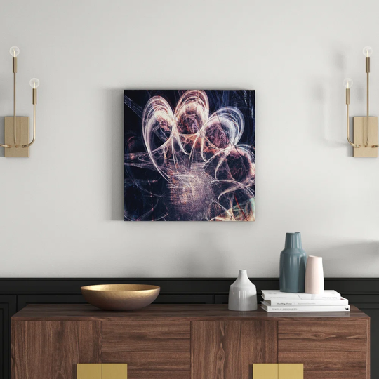 Enigma Abstract 1198 Graphic Art Print on Canvas