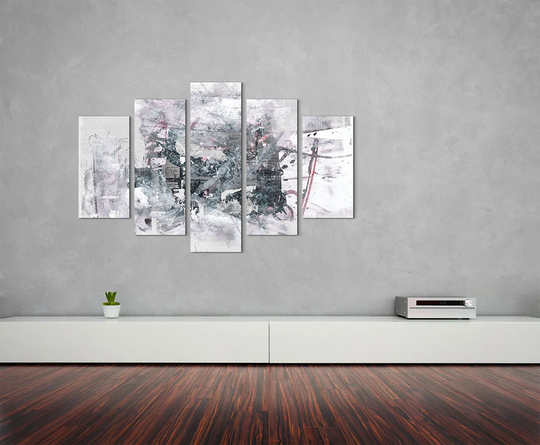 Abstract 522 Graphic Art Print Multi-Piece Image on Wrapped Canvas