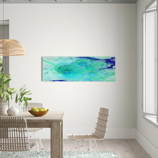 Enigma Panorama Abstract 1465 Graphic Art Print on Canvas