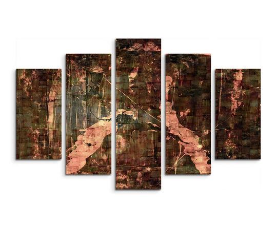 Enigma Abstract 627 Graphic Art Print Multi-Piece Image on Canvas