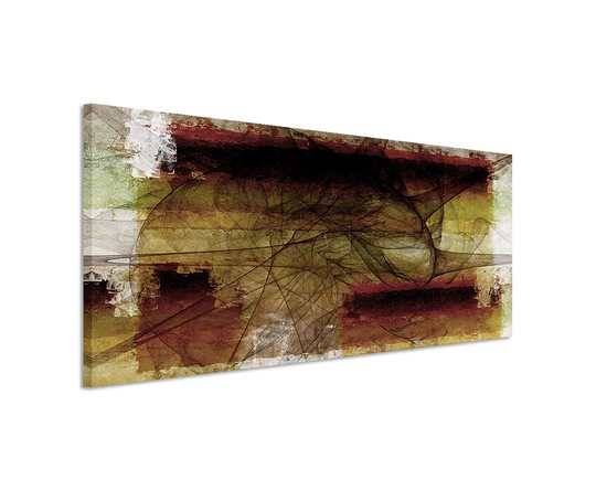 Enigma Panorama Abstract 1013 Graphic Art Print on Canvas