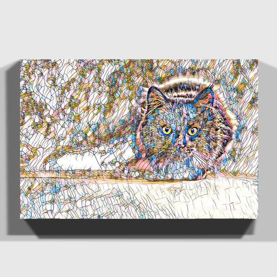 'Black Cat' Graphic Art on Graphic Canvas