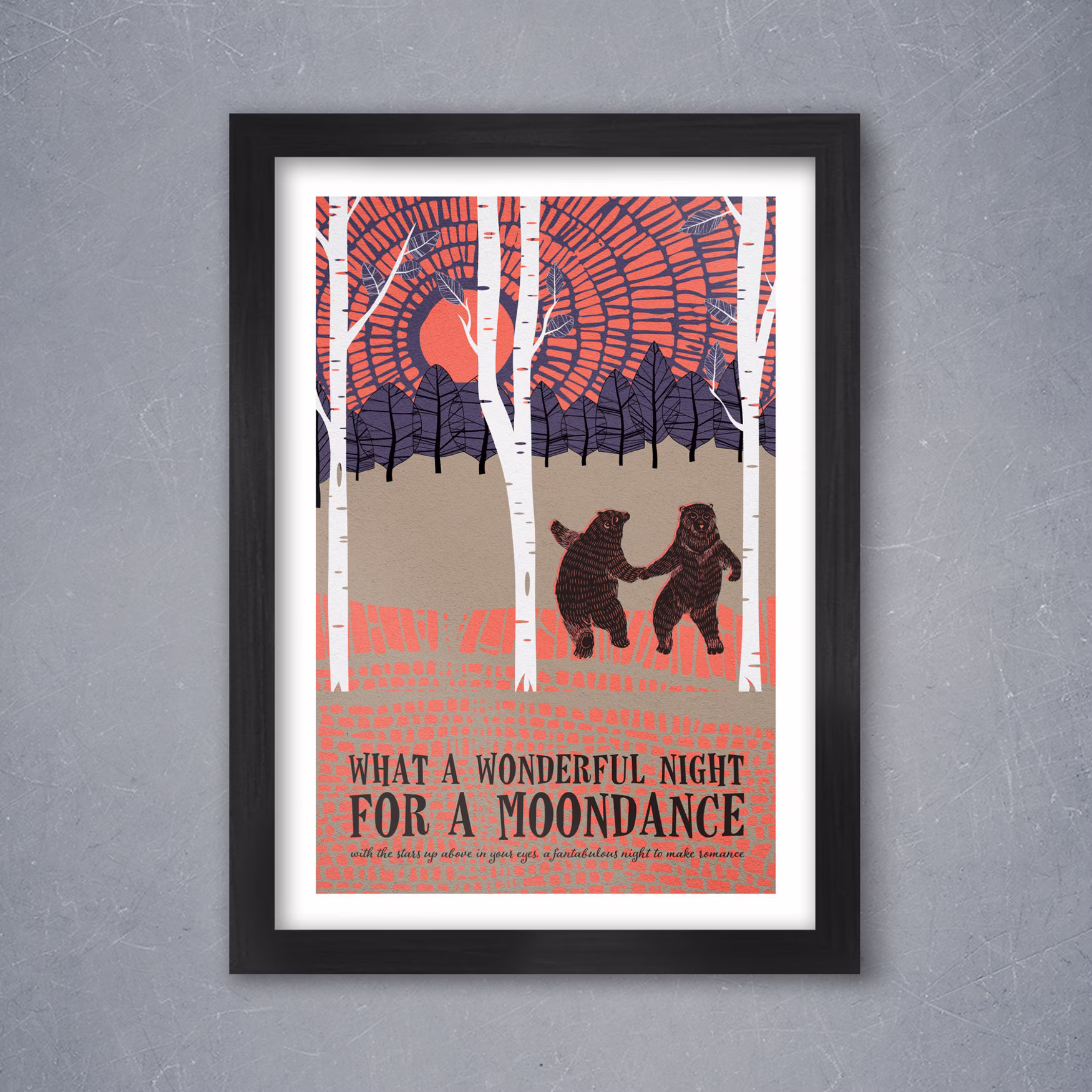 Moondance - Music Poster Print