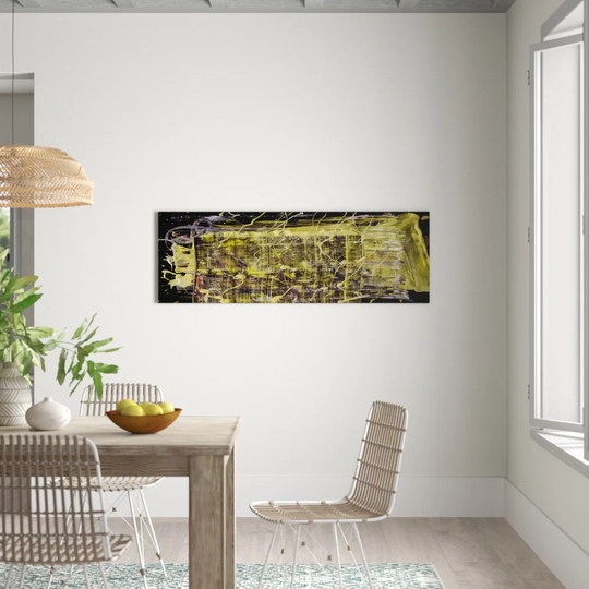 Enigma Panorama Abstract 593 Graphic Art Print on Canvas