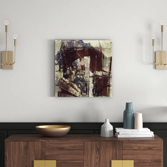 Enigma Abstract 829 Graphic Art Print on Canvas