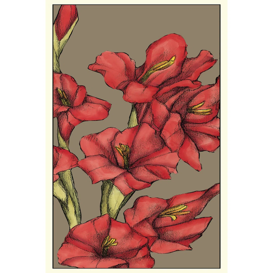 Graphic Flower Panel II by Jennifer Goldberger - Wrapped Canvas Graphic Art