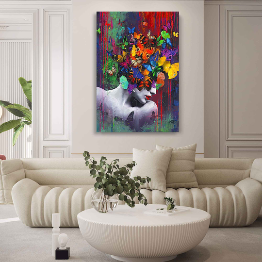 Surrealism Canvas Art Print, Giclée Hanging Wall Decor, Modern Prints, Above The Couch Artwork, Living Room Decoration