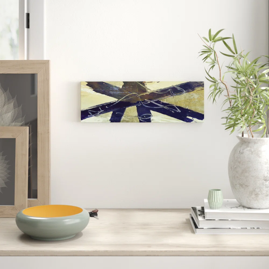 Enigma Panorama Abstract 548 Graphic Art Print on Canvas