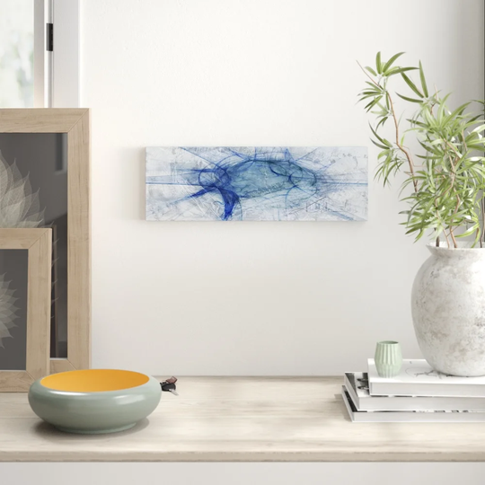 Enigma Panorama Abstract 1263 Graphic Art Print on Canvas