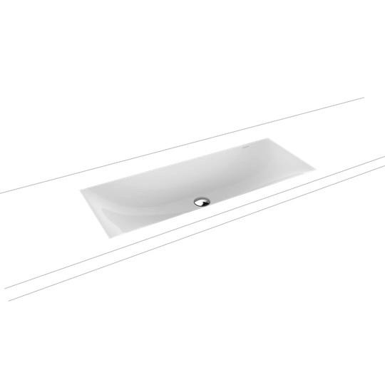 Cold Grey Metal Rectangular Under Counter Basin Bathroom Sink