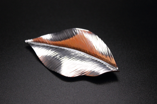 Anton Michelsen Brooch #1 By Eigil Jensen - A Vintage Danish Sterling Silver Foliate C1950 Free Delivery