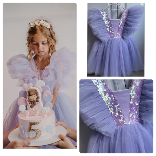 Pageant Dress For Girl - Babygirl Tulle Birthday Party Photoshoot