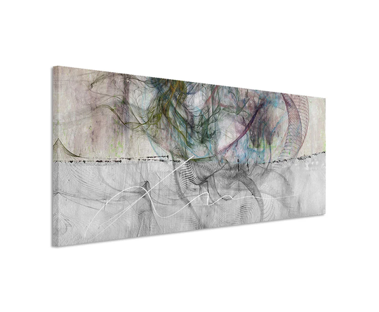 Enigma Panorama Abstract 1321 Graphic Art Print on Canvas