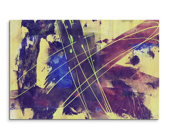 Enigma 861 Abstract Graphic Art Print on Canvas