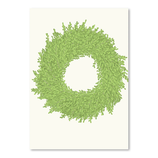 Wreath by Jorey Hurley - Unframed Graphic Art Print on Paper
