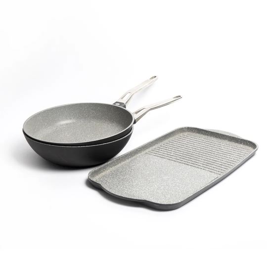 Masterclass 3 Piece Aluminum Non Stick Cookware Set